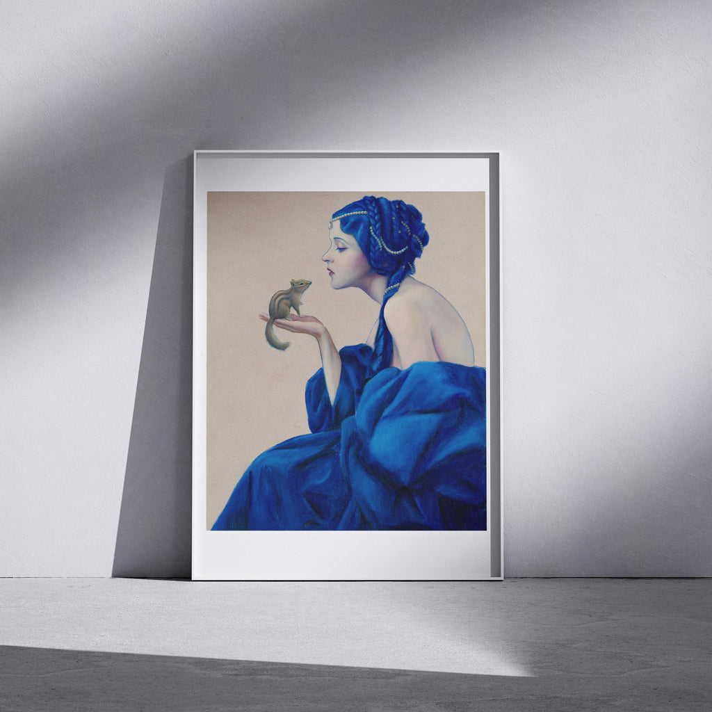 The Butterfly Girl Fine Art Print